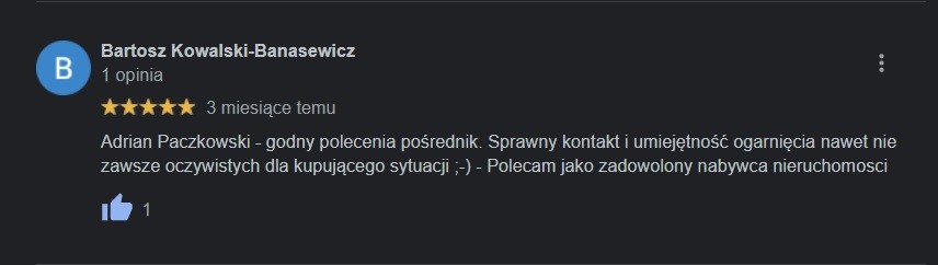 Opinia Adrian Paczkowski