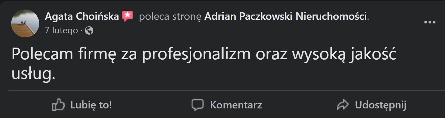 Opinia Adrian Paczkowski